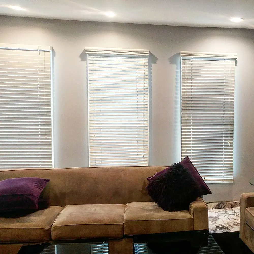 Blinds, living room